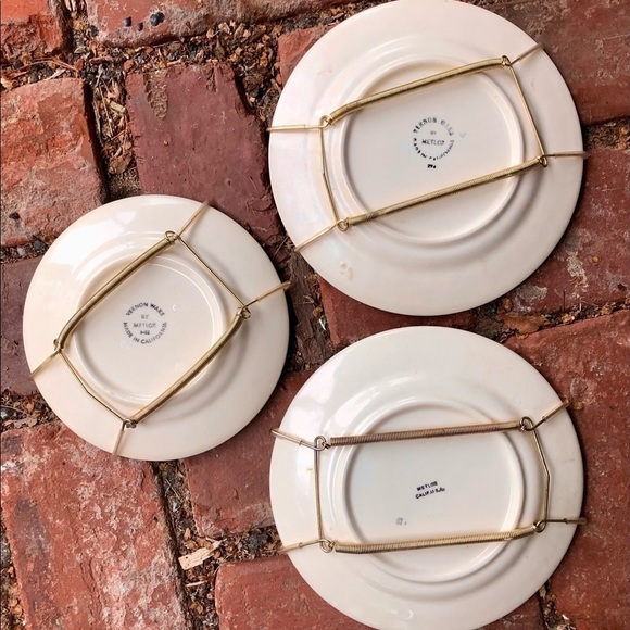 Vintage Metlox Vernonware Della Robbia 1960’s Fruit Embossed Assorted dishes - Picture 5 of 9